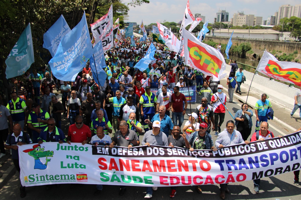 Sabesp: Sintaema repudia alvoroço do mercado e reafirma luta contra  privatização  Sindicato dos Trabalhadores em Água, Esgoto e Meio Ambiente  do Estado de São Paulo